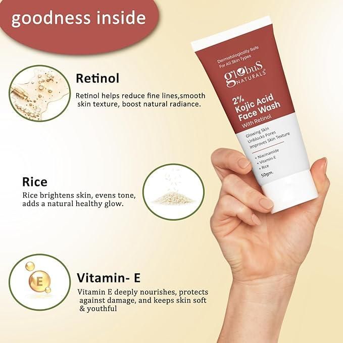 Kojic Acid Facewash 125 Gm (Pack of 2)